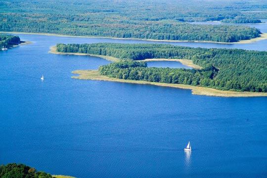 Nejdelší jezero v Polsku, to je Jeziorak